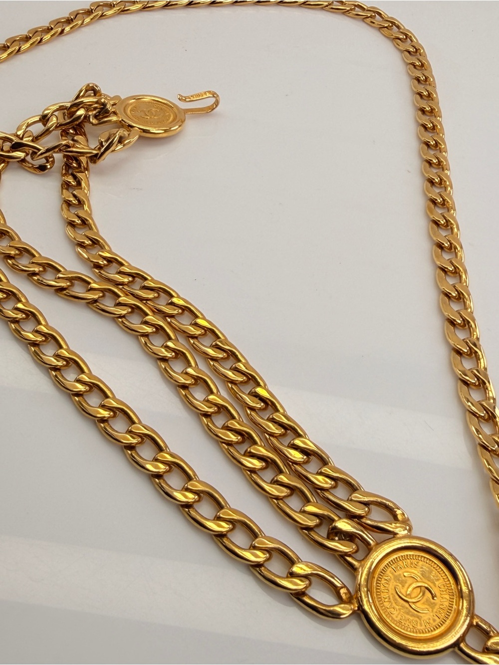 Chanel Vintage Draped Medallion Iconic Belt - Picture 11 of 11